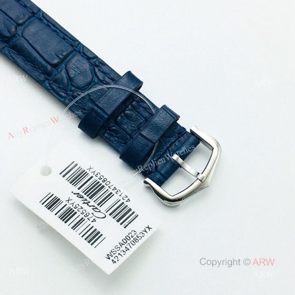 Swiss Replica Cartier Santos Dumont Blue Leather Watch New Cartier Watches Swiss Replica Cartier Santos Dumont Blue Leather Watch New Cartier Watches