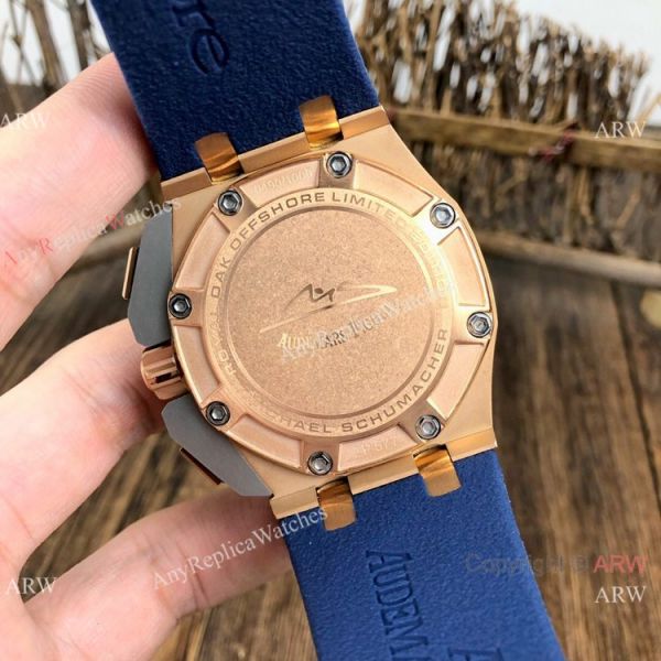 Copy Audemars Piguet Michael Schumacher Rose Gold Black Bezel Watches Copy Audemars Piguet Michael Schumacher Rose Gold Black Bezel Watches
