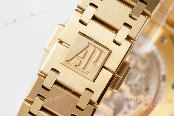 New 15202 Audemars Piguet Royal Oak All Gold Swiss Replica Watch 39mm New 15202 Audemars Piguet Royal Oak All Gold Swiss Replica Watch 39mm