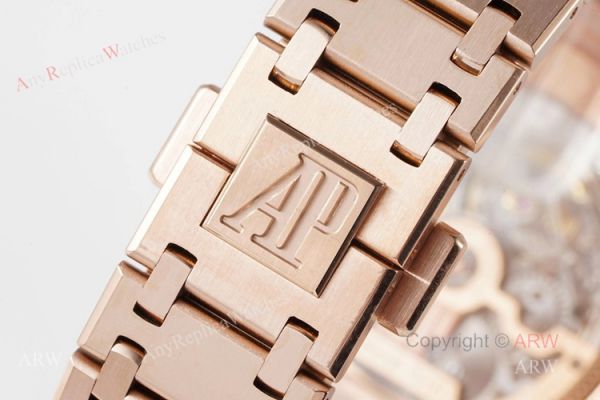 New Audemars Piguet Royal Oak Rose Gold 15202 Swiss Knockoff Watch 39mm New Audemars Piguet Royal Oak Rose Gold 15202 Swiss Knockoff Watch 39mm