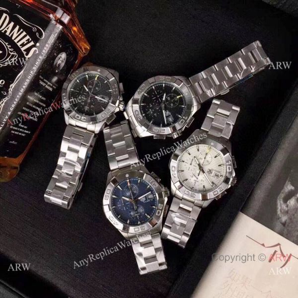 Tag Heuer Aquaracer Calibre 16 Chronograph Watches Ss Gray Face Tag Heuer Aquaracer Calibre 16 Chronograph Watches Ss Gray Face