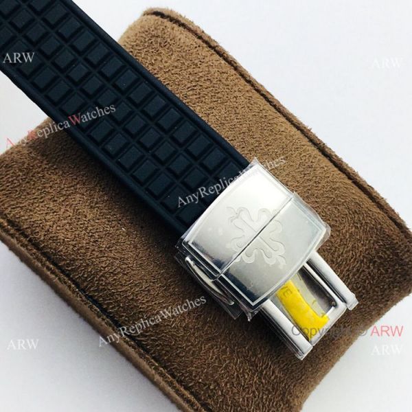 PFF Factory Copy Patek Philippe Aquanaut Luce Watch Black Dial Lady Size PFF Factory Copy Patek Philippe Aquanaut Luce Watch Black Dial Lady Size