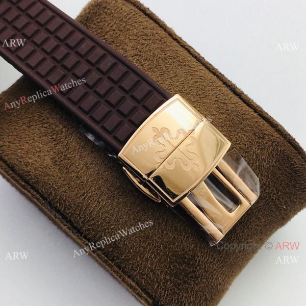 PFF Replica Patek Philippe Aquanaut Luce Lady Quartz Watch Chocolate Dial PFF Replica Patek Philippe Aquanaut Luce Lady Quartz Watch Chocolate Dial