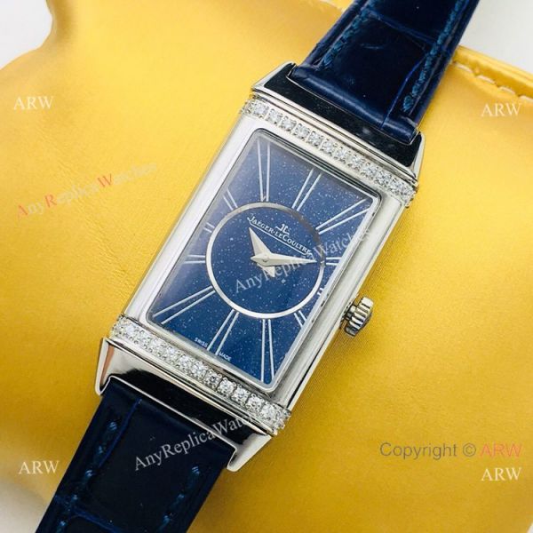2020 Swiss Grade Jaeger-LeCoultre Reverso Duetto Watch Blue Diamond 2020 Swiss Grade Jaeger-LeCoultre Reverso Duetto Watch Blue Diamond