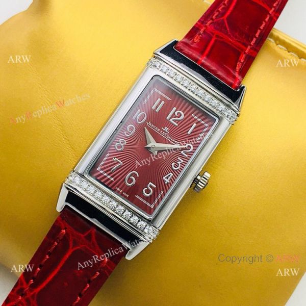 Swiss Copy Jaeger-LeCoultre Reverso One Duetto Ladies Watch Red and Silver Swiss Copy Jaeger-LeCoultre Reverso One Duetto Ladies Watch Red and Silver