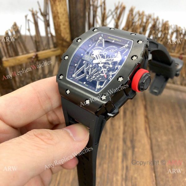 Best Quality Richard Mille RM35-02 Rafael Nadal All Black Watches Men Best Quality Richard Mille RM35-02 Rafael Nadal All Black Watches Men