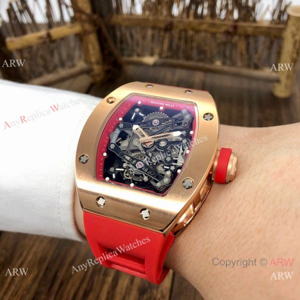 Best Replica Richard Mille RM038 Rose Gold Watches Men Size Best Replica Richard Mille RM038 Rose Gold Watches Men Size
