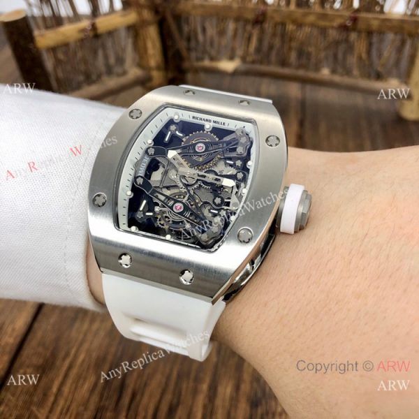 Best Replica Richard Mille RM038 Automatic Watches Stainless Steel and Red Best Replica Richard Mille RM038 Automatic Watches Stainless Steel and Red
