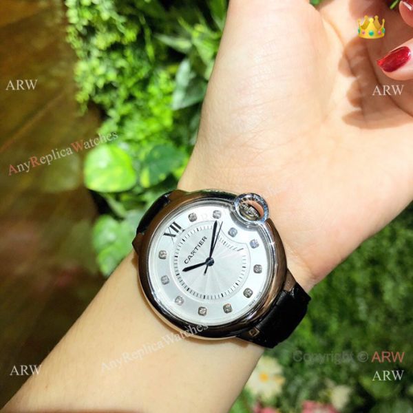 Pink Mother of Pearl Ballon Bleu de Cartier Watch Lady 36mm Pink Mother of Pearl Ballon Bleu de Cartier Watch Lady 36mm