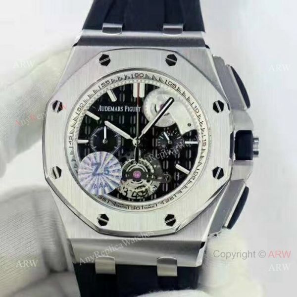 Fake Audemars Piguet Royal Oak Offshore Chronograph Watches SS Blue Dial Fake Audemars Piguet Royal Oak Offshore Chronograph Watches SS Blue Dial