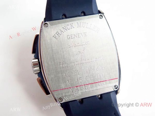 Swiss Clone Franck Muller Vanguard Yachting Blue Dial diamond Watch 7750 Movement Swiss Clone Franck Muller Vanguard Yachting Blue Dial diamond Watch 7750 Movement