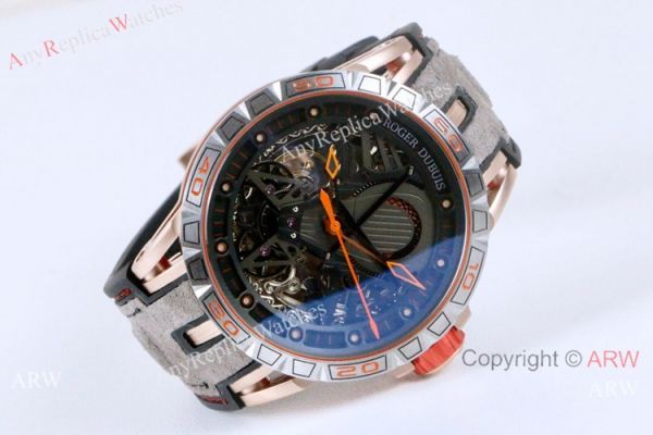 High Quality Roger Dubuis Excalibur Aventador S Rose Gold Watches 46mm High Quality Roger Dubuis Excalibur Aventador S Rose Gold Watches 46mm