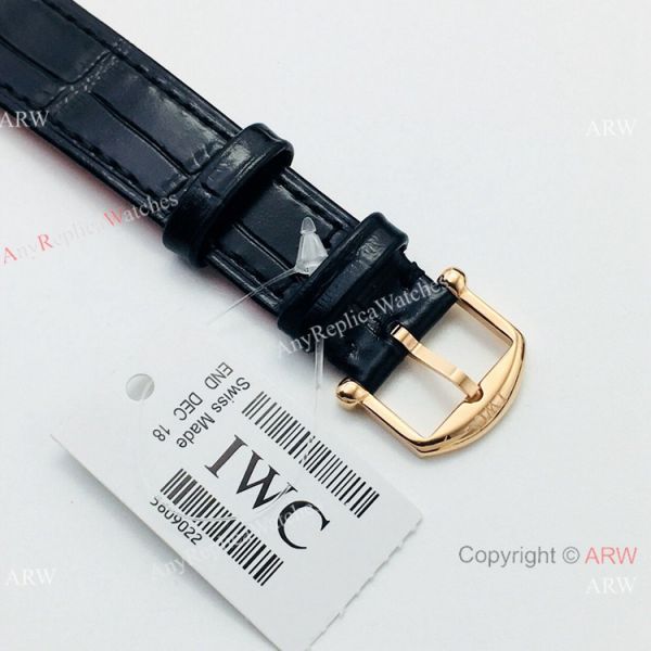 Swiss Copy IWC Portofino Ladies Watch Rose Gold Diamond Bezel Swiss Copy IWC Portofino Ladies Watch Rose Gold Diamond Bezel