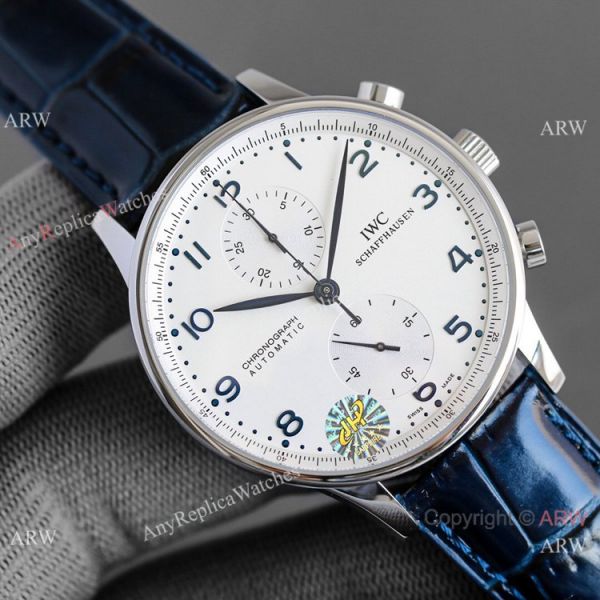 AAA Replica IWC Portuguese Chronograph Blue Dial Watches Swiss 7750 AAA Replica IWC Portuguese Chronograph Blue Dial Watches Swiss 7750