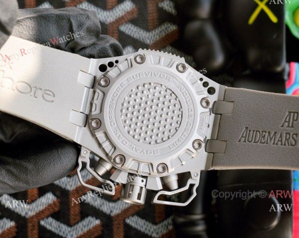 New Replica Audemars Piguet Royal Oak Offshore Survivor Watch Gray Face New Replica Audemars Piguet Royal Oak Offshore Survivor Watch Gray Face
