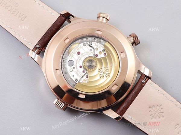 GR Factory Patek Philippe Calatrava Pilot Travel Time Watch Rose Gold GR Factory Patek Philippe Calatrava Pilot Travel Time Watch Rose Gold