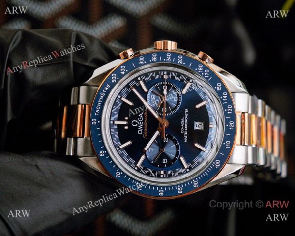 Best Quality Omega Speedmaster Racing Watches Two Tone Rose Gold Best Quality Omega Speedmaster Racing Watches Two Tone Rose Gold