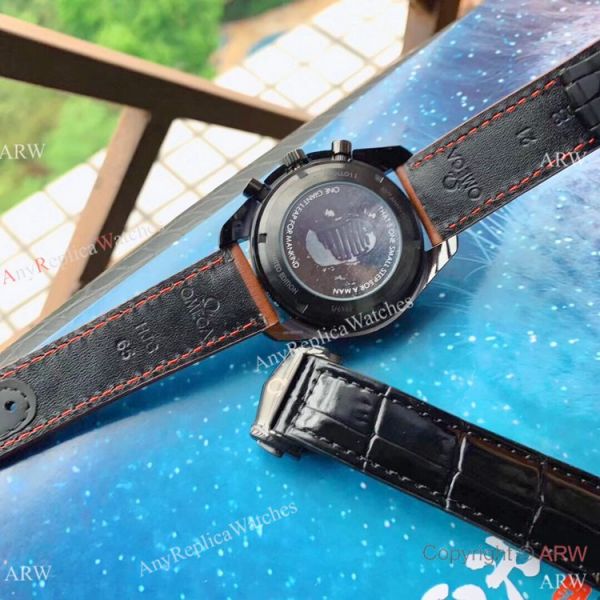New Style Replica Omega Apollo 11 Chronograph Watch Gold Black New Style Replica Omega Apollo 11 Chronograph Watch Gold Black