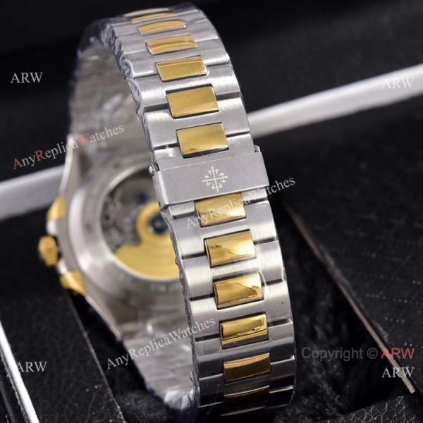 Copy Patek Philippe Nautilus Annual Calendar Watches 39.5mm 2-Tone Copy Patek Philippe Nautilus Annual Calendar Watches 39.5mm 2-Tone