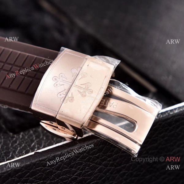 Copy Patek Philippe Aquanaut VK Chronograph Watches Rose Gold Engraving Copy Patek Philippe Aquanaut VK Chronograph Watches Rose Gold Engraving