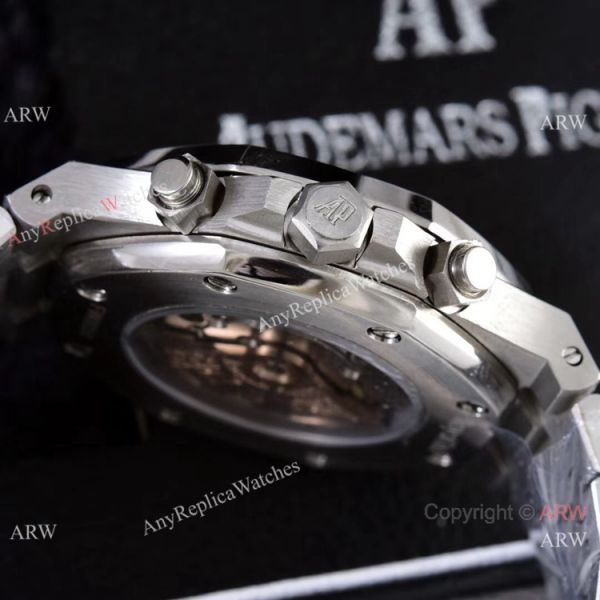 Knockoff Audemars Piguet Royal Oak 41mm Wrist Silver Steel Blue Sub-dials Knockoff Audemars Piguet Royal Oak 41mm Wrist Silver Steel Blue Sub-dials