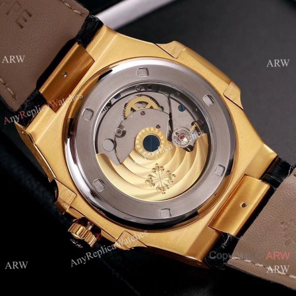 Best Copy Patek Philippe Nautilus 40mm Watches Gold and Black Best Copy Patek Philippe Nautilus 40mm Watches Gold and Black
