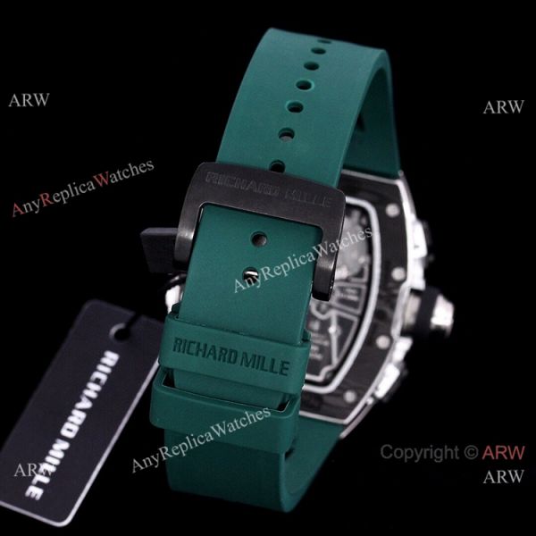 Best RM 62-01 Richard Mille Tourbillon Vibrating Alarm ACJ Green Rubber Band Watch Replica Best RM 62-01 Richard Mille Tourbillon Vibrating Alarm ACJ Green Rubber Band Watch Replica