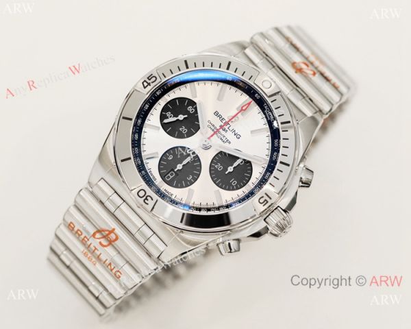 2021 New Breitling Rouleaux Bracelet GF Factory Breitling Chronomat Copy Watch 42mm White Dial 2021 New Breitling Rouleaux Bracelet GF Factory Breitling Chronomat Copy Watch 42mm White Dial