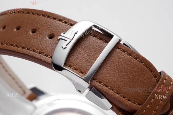 Zf Factory Jaeger-Lecoultre Master Control Date 40mm Silver Dial Brown Leather Band Replica Watch Zf Factory Jaeger-Lecoultre Master Control Date 40mm Silver Dial Brown Leather Band Replica Watch