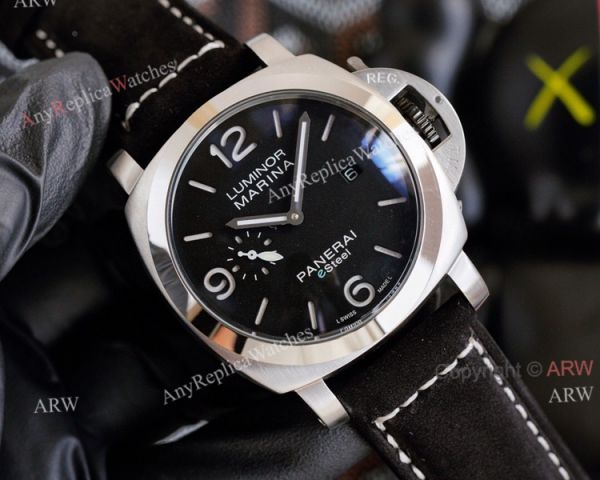 New Panerai Luminor Marina esteel Blue Dial 40mm Watch With Blue Leather Strap High Copy New Panerai Luminor Marina esteel Blue Dial 40mm Watch With Blue Leather Strap High Copy