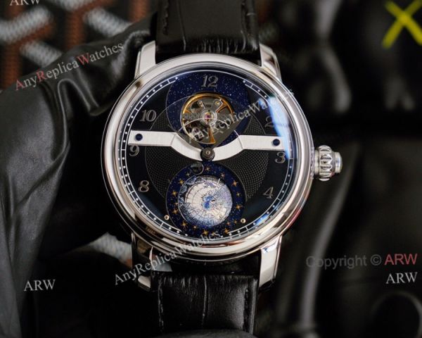 White Face Montblanc Tourbillon Geosphere Watch Replica For Men Size 42mm White Face Montblanc Tourbillon Geosphere Watch Replica For Men Size 42mm