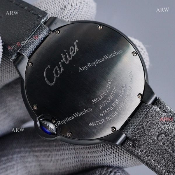 New Brown Face Cartier Ballon Bleu 42mm Replica Watch Brown Leather Strap New Brown Face Cartier Ballon Bleu 42mm Replica Watch Brown Leather Strap