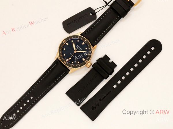 Swiss Grade Replica Blancpain Fifty Fathoms Bathyscaphe GF Factory Cal.1315 Rose Gold Watch Swiss Grade Replica Blancpain Fifty Fathoms Bathyscaphe GF Factory Cal.1315 Rose Gold Watch