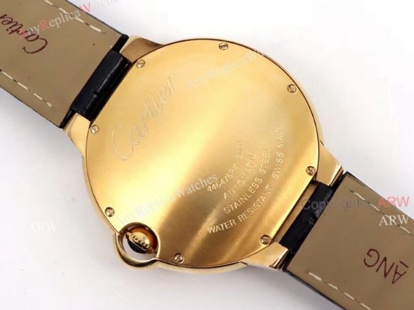 Gold Cartier Ballon Bleu 42mm Full Diamonds Knockoff Watch Gold Cartier Ballon Bleu 42mm Full Diamonds Knockoff Watch