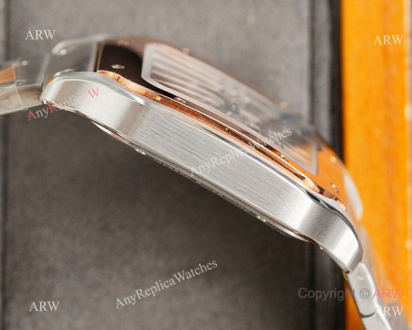 New Two Tone Rose Gold Santos de Cartier Skeleton watch WHSA0016 New Two Tone Rose Gold Santos de Cartier Skeleton watch WHSA0016