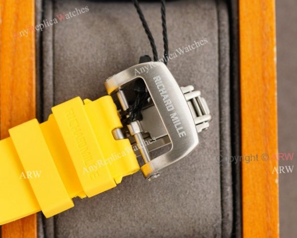 (RM Factory) Clone Richard Mille RM035-01 Orange Rubber Strap Knockoff Watch With Diamonds (RM Factory) Clone Richard Mille RM035-01 Orange Rubber Strap Knockoff Watch With Diamonds