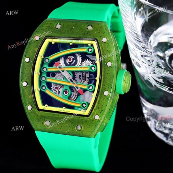 Green Richard Mille RM 59-01 Yohan Blake Tourbillon Watch Replica Green Richard Mille RM 59-01 Yohan Blake Tourbillon Watch Replica