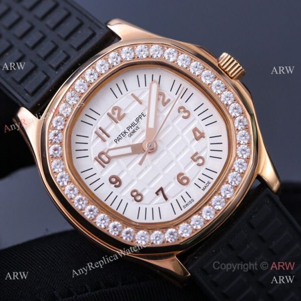 Best Replica Patek Philippe Aquanaut Lady Watches Diamond Bezel Chocolate Dial Best Replica Patek Philippe Aquanaut Lady Watches Diamond Bezel Chocolate Dial