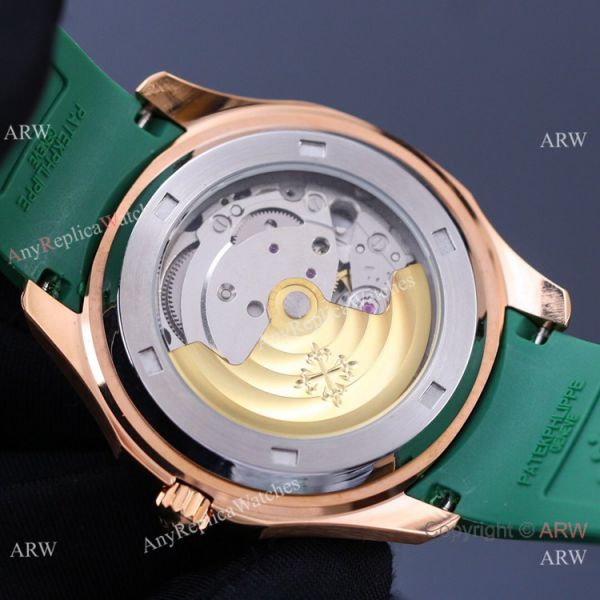 Swiss Quality Citizen 8215 Patek Philippe Aquanaut Watch Purple Rubber Strap Swiss Quality Citizen 8215 Patek Philippe Aquanaut Watch Purple Rubber Strap