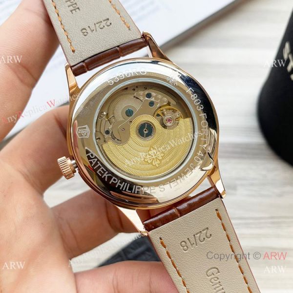 Clone Patek Philippe Calatrava Annual calendar Watch Rose Gold Case 42mm Clone Patek Philippe Calatrava Annual calendar Watch Rose Gold Case 42mm