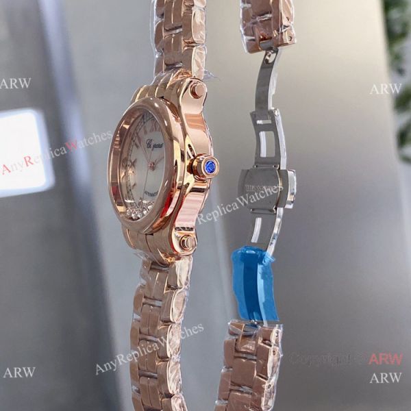 Copy Chopard Happy Sport 30mm quartz Watch Pink Rose Gold Case Copy Chopard Happy Sport 30mm quartz Watch Pink Rose Gold Case