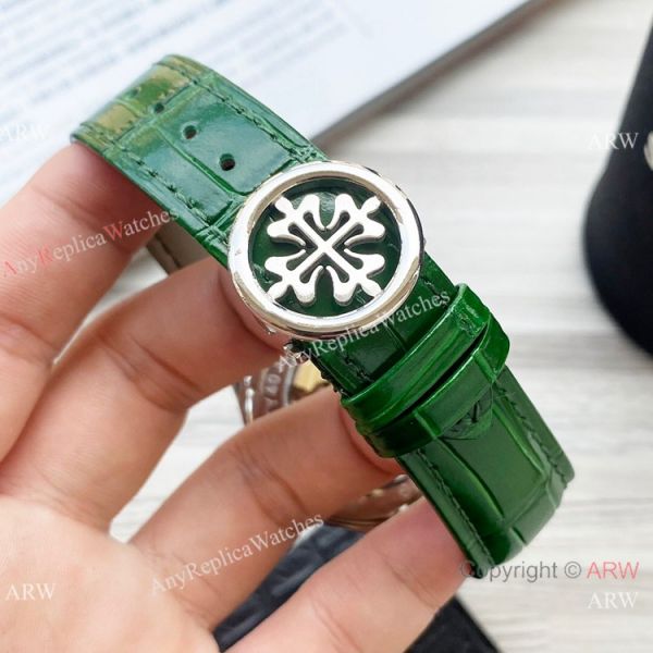 Clone Patek Philippe Calatrava Annual calendar Watch Olive Green Dial Clone Patek Philippe Calatrava Annual calendar Watch Olive Green Dial