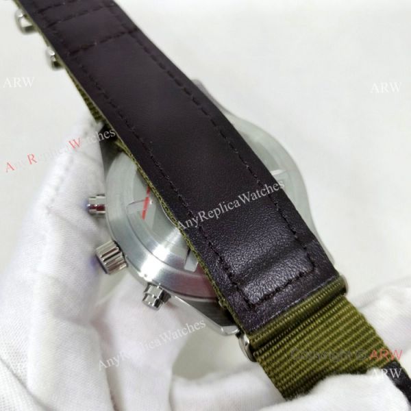 New Copy IWC Pilots 43mm Green Nylon Strap Watch Automatic New Copy IWC Pilots 43mm Green Nylon Strap Watch Automatic