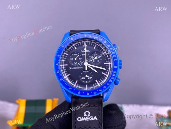 2022 New! Swatch x Omega Bioceramic Moonswatch Mission to Neptune watch Quartz 2022 New! Swatch x Omega Bioceramic Moonswatch Mission to Neptune watch Quartz