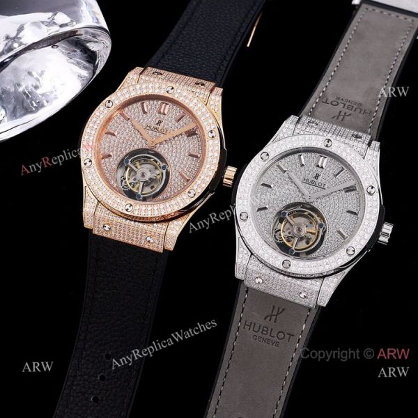 Full Diamonds Hublot Classic Fusion 42mm Tourbillon Watch High Quality Replica Full Diamonds Hublot Classic Fusion 42mm Tourbillon Watch High Quality Replica