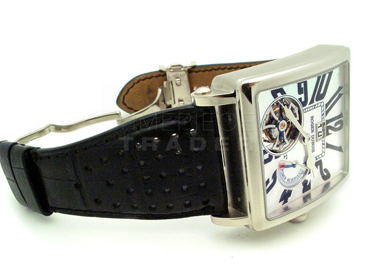 Roger Dubuis Golden Square Flying Tourbillon G40 030 N1.63 18k White Gold Manual Hand Winding Roger Dubuis Golden Square Flying Tourbillon G40 030 N1.63 18k White Gold Manual Hand Winding