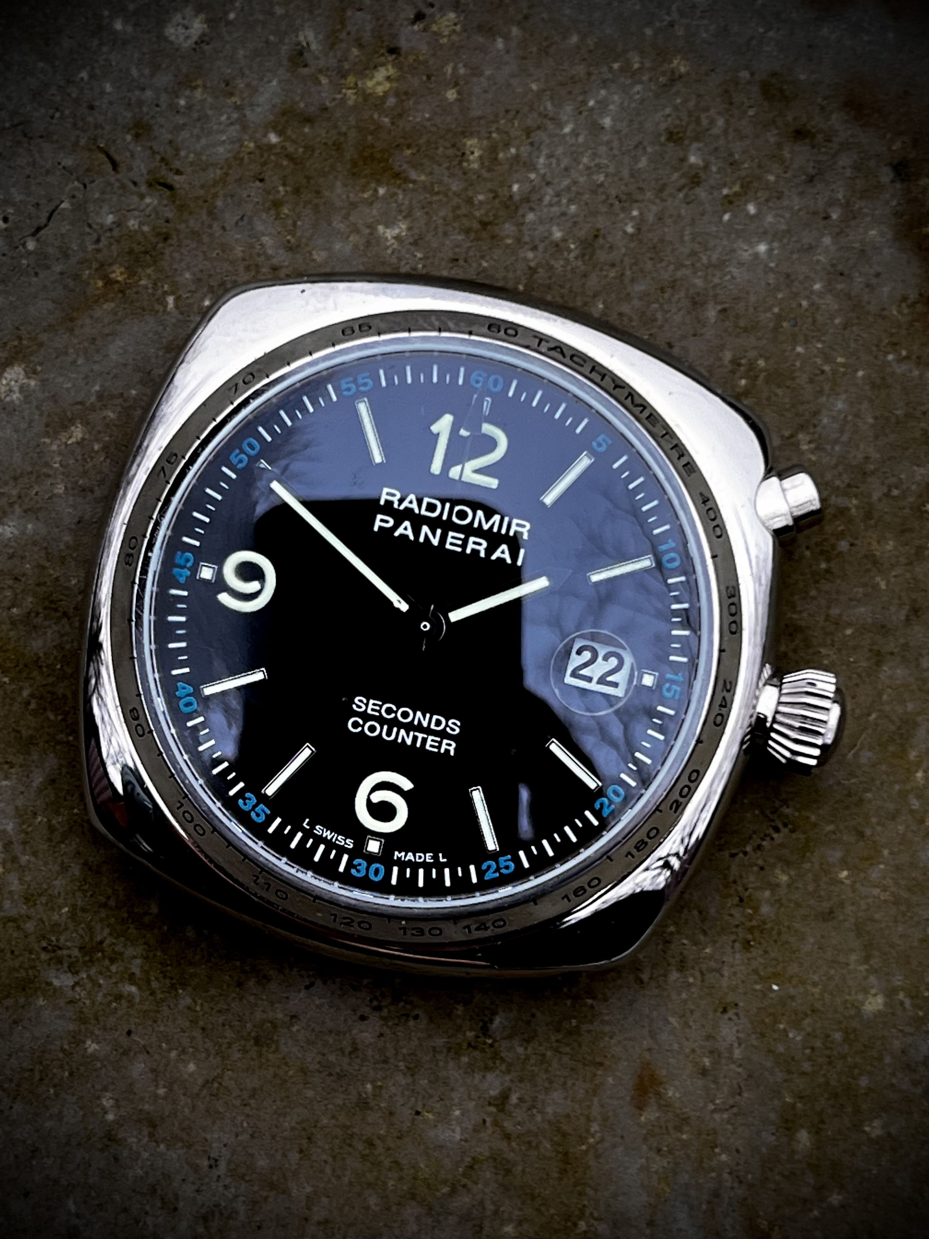 Panerai Radiomir PAM78 18m White Gold Omega Cal 920 Manual Panerai Radiomir PAM78 18m White Gold Omega Cal 920 Manual