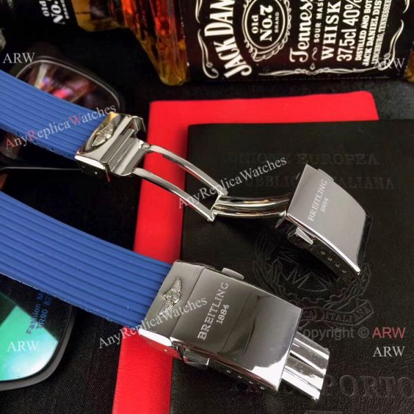 Copy Breitling Navitimer EDITION SPECIALE Watches Blue Rubber Strap Copy Breitling Navitimer EDITION SPECIALE Watches Blue Rubber Strap