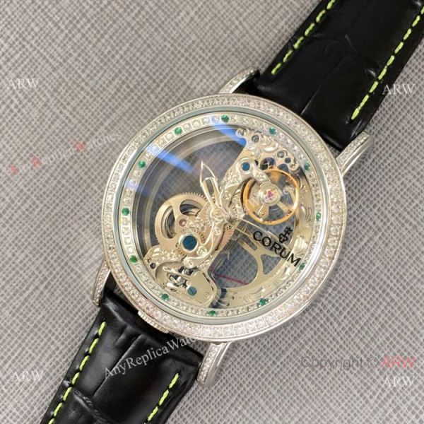 Copy Golden Bridge Corum Watch Diamond Bezel Rose Gold Copy Golden Bridge Corum Watch Diamond Bezel Rose Gold