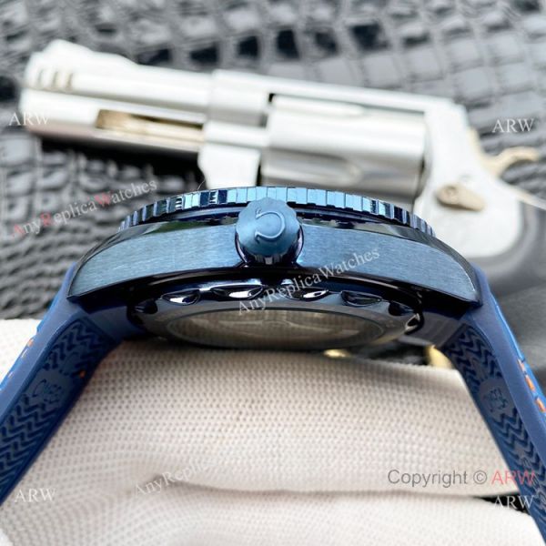 Faux Omega Seamaster Planet Ocean GMT Watches Blue Case Faux Omega Seamaster Planet Ocean GMT Watches Blue Case